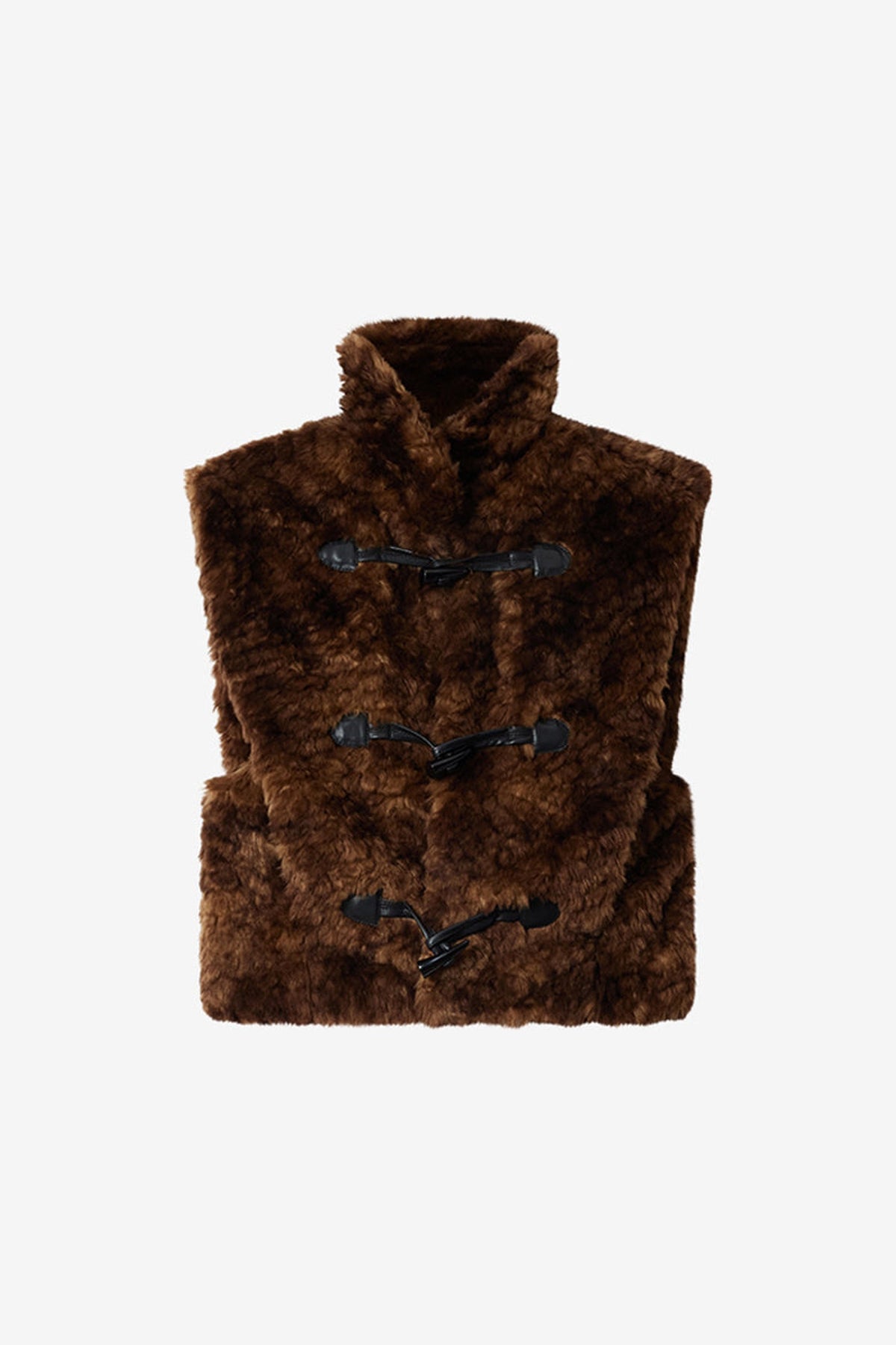 Gilet sans manches Jocya Isabel Marant – marron – à plat