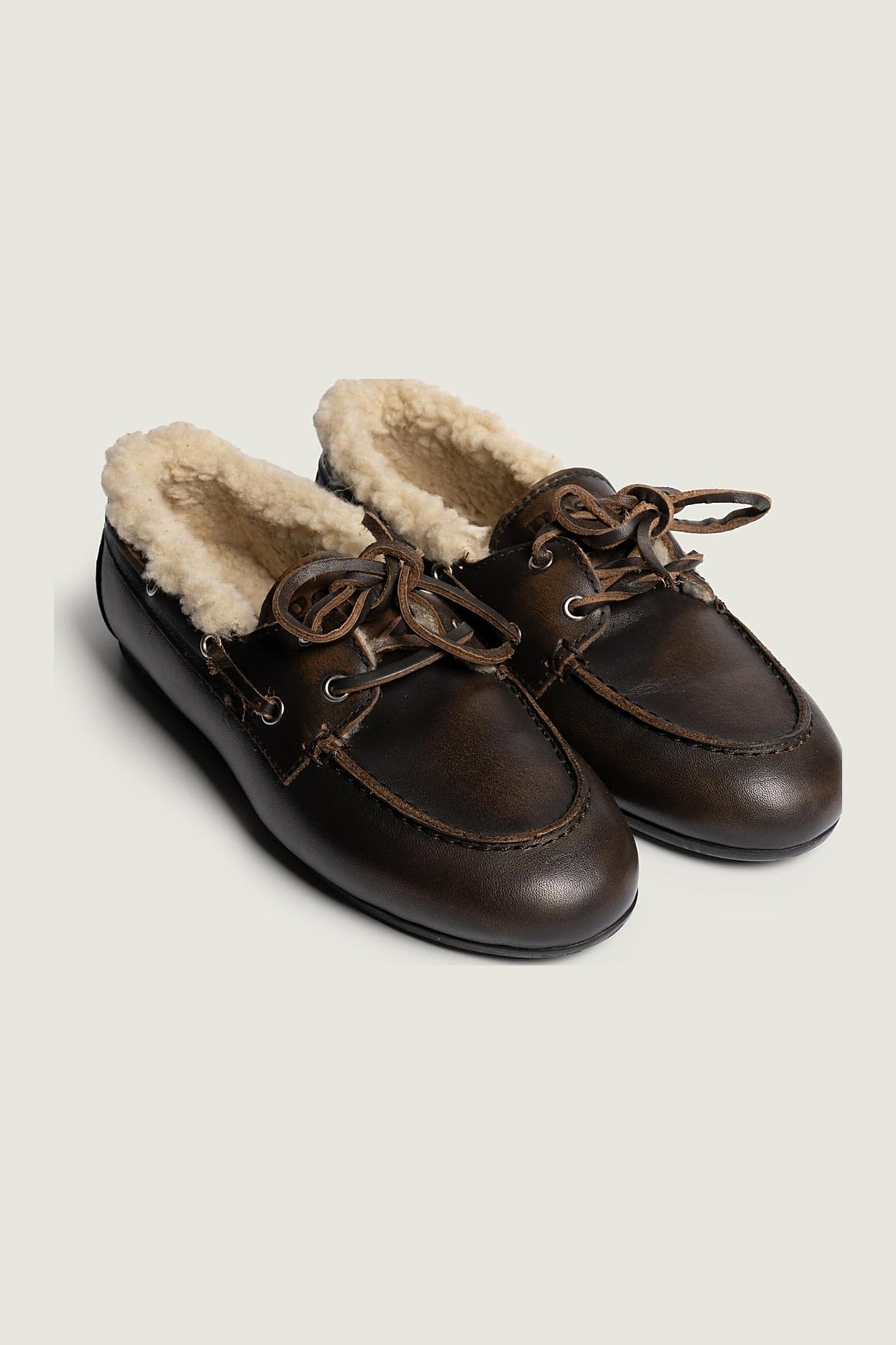 Mocassin brushed fourrure