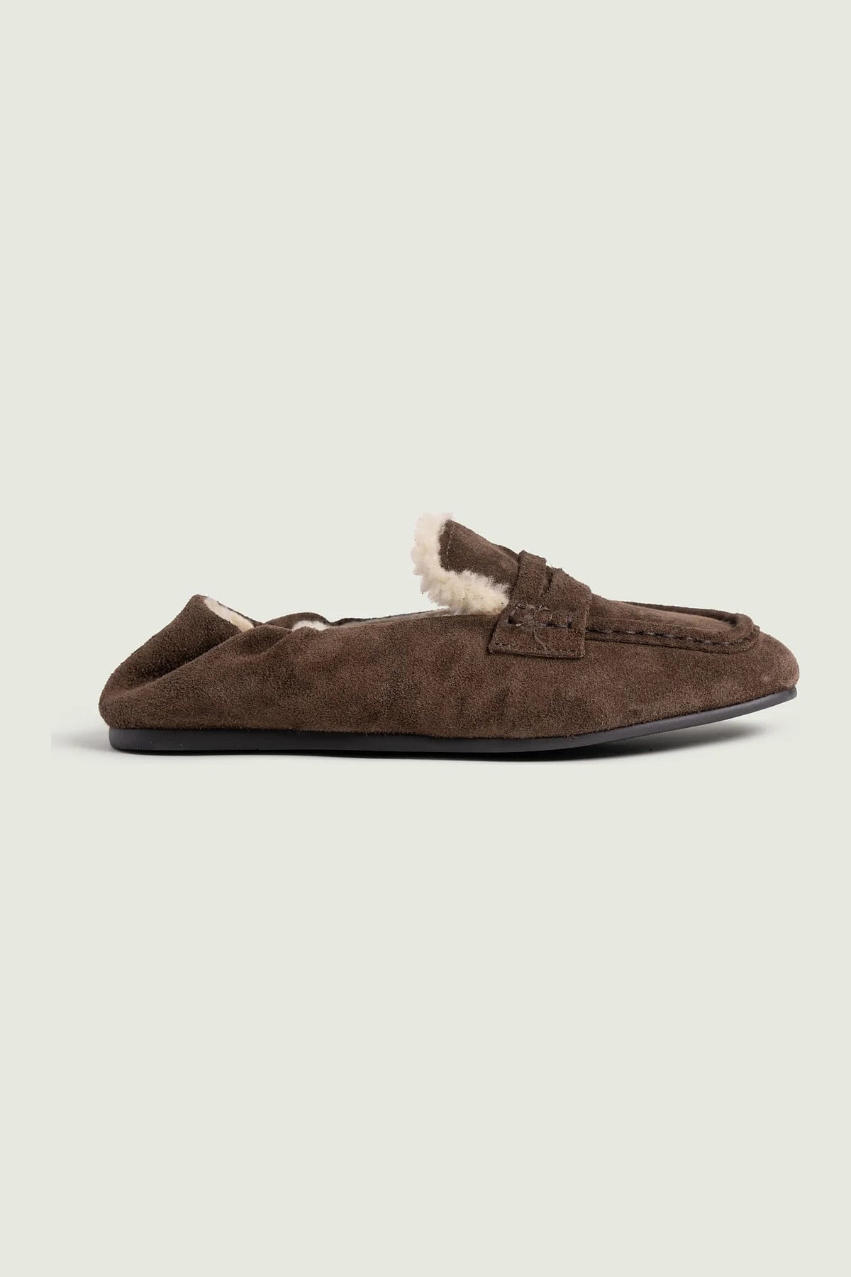 Mocassins square fourrés