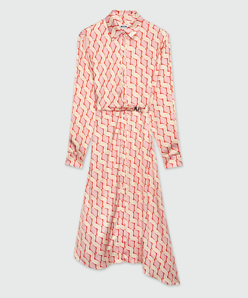 Robe print « Optical tiles »