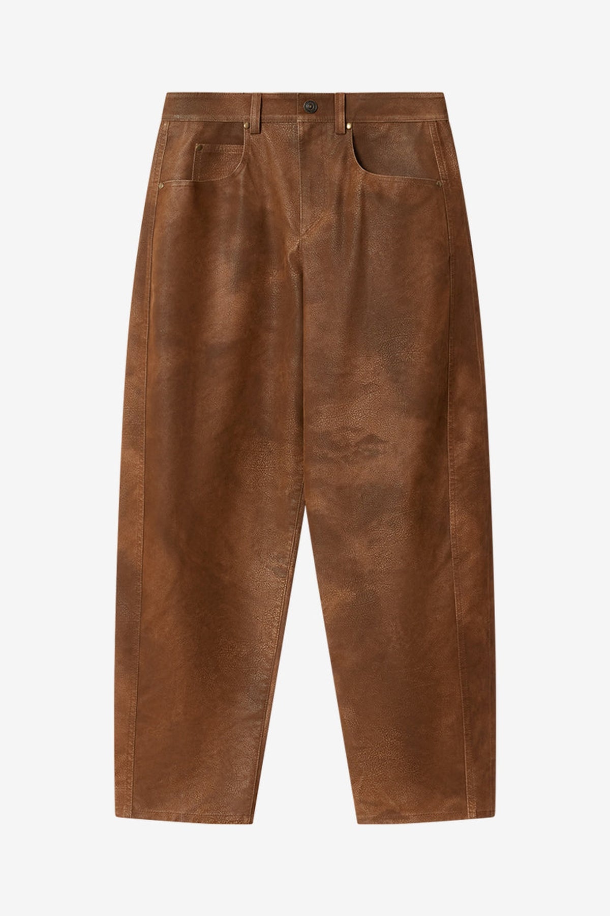 Pantalon Belky Isabel Marant – marron – à plat