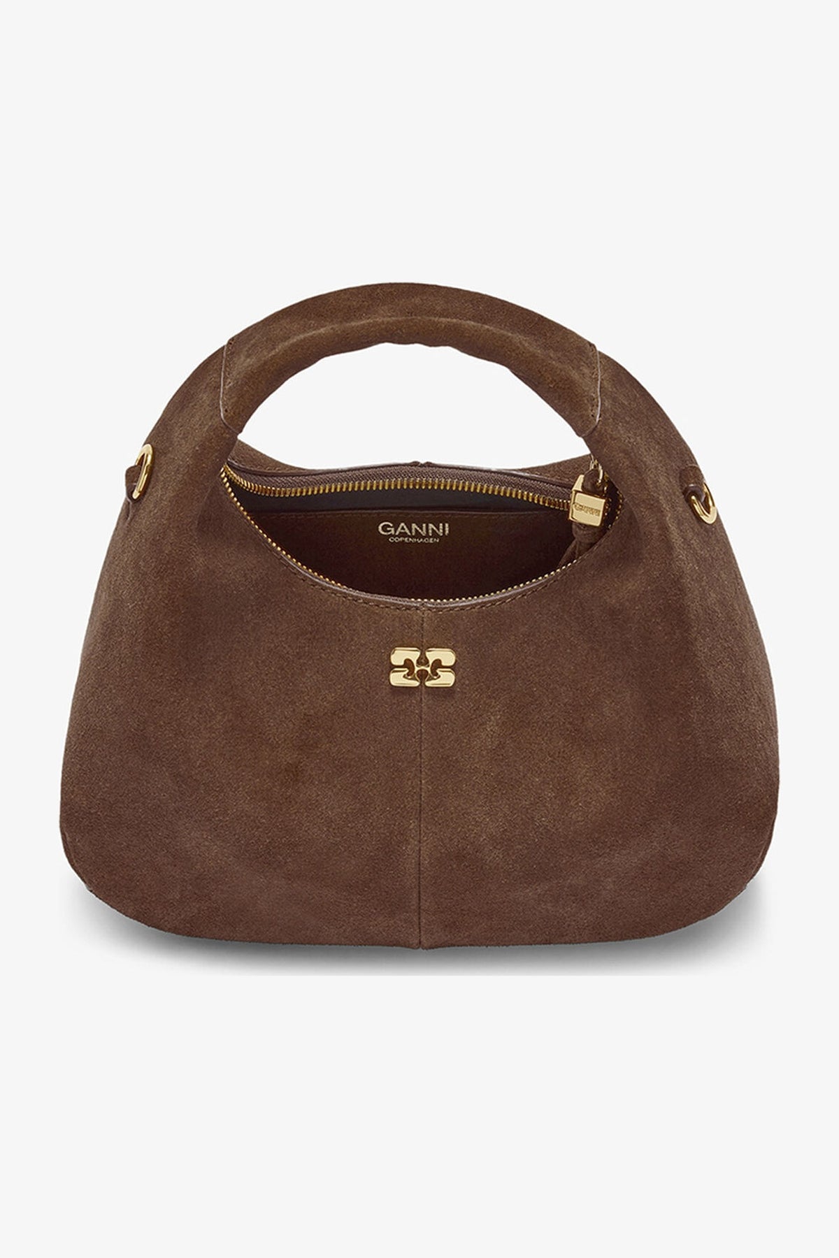 Sac Mini Hobo GANNI – Chicory Coffee – dos