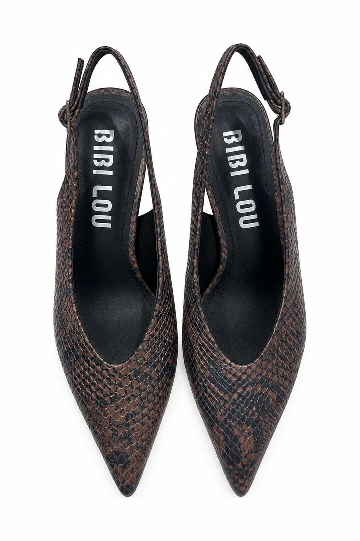 Slingbacks effet python Bibi Lou – vue de dessus