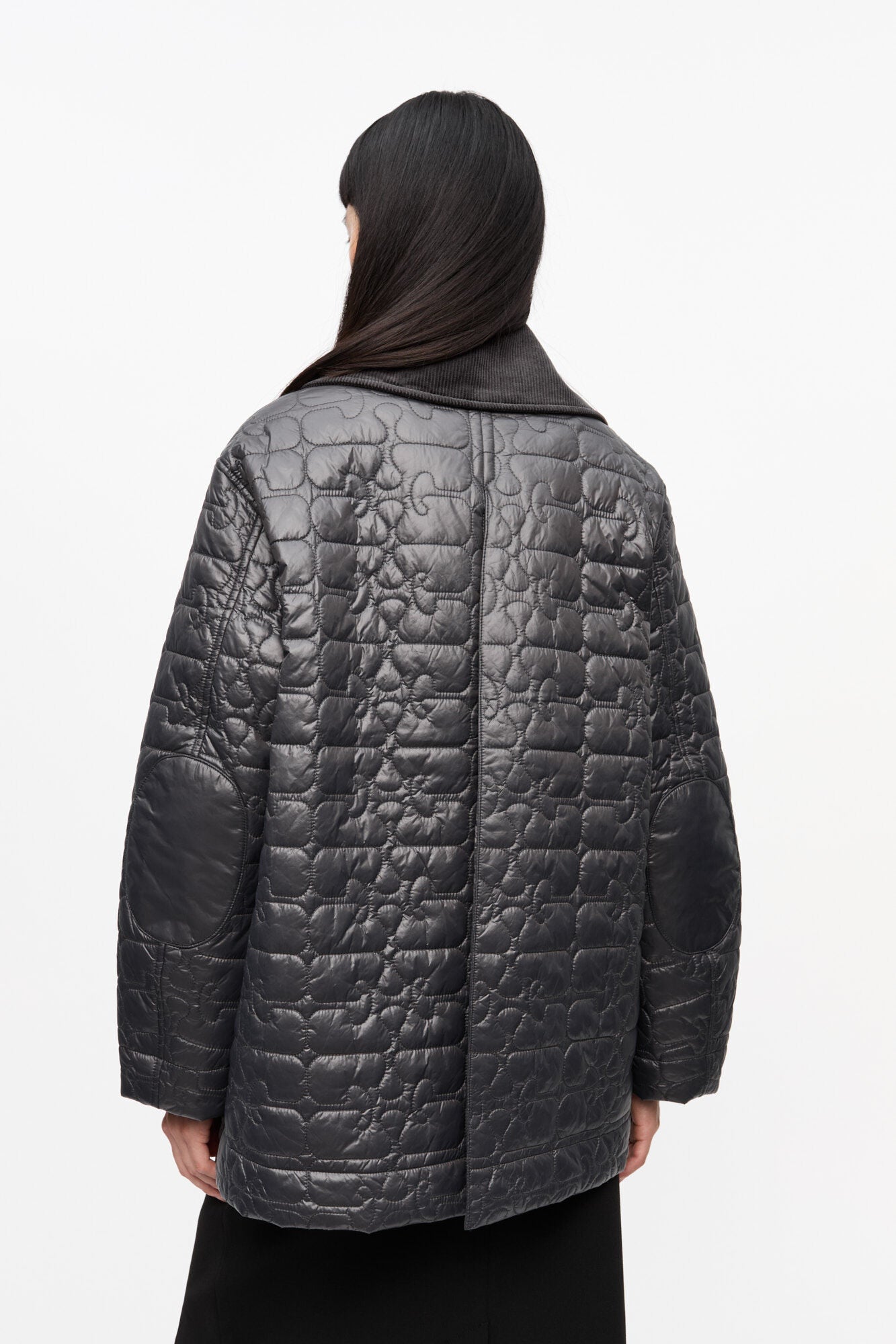 Veste mi-longue matelassée phantom