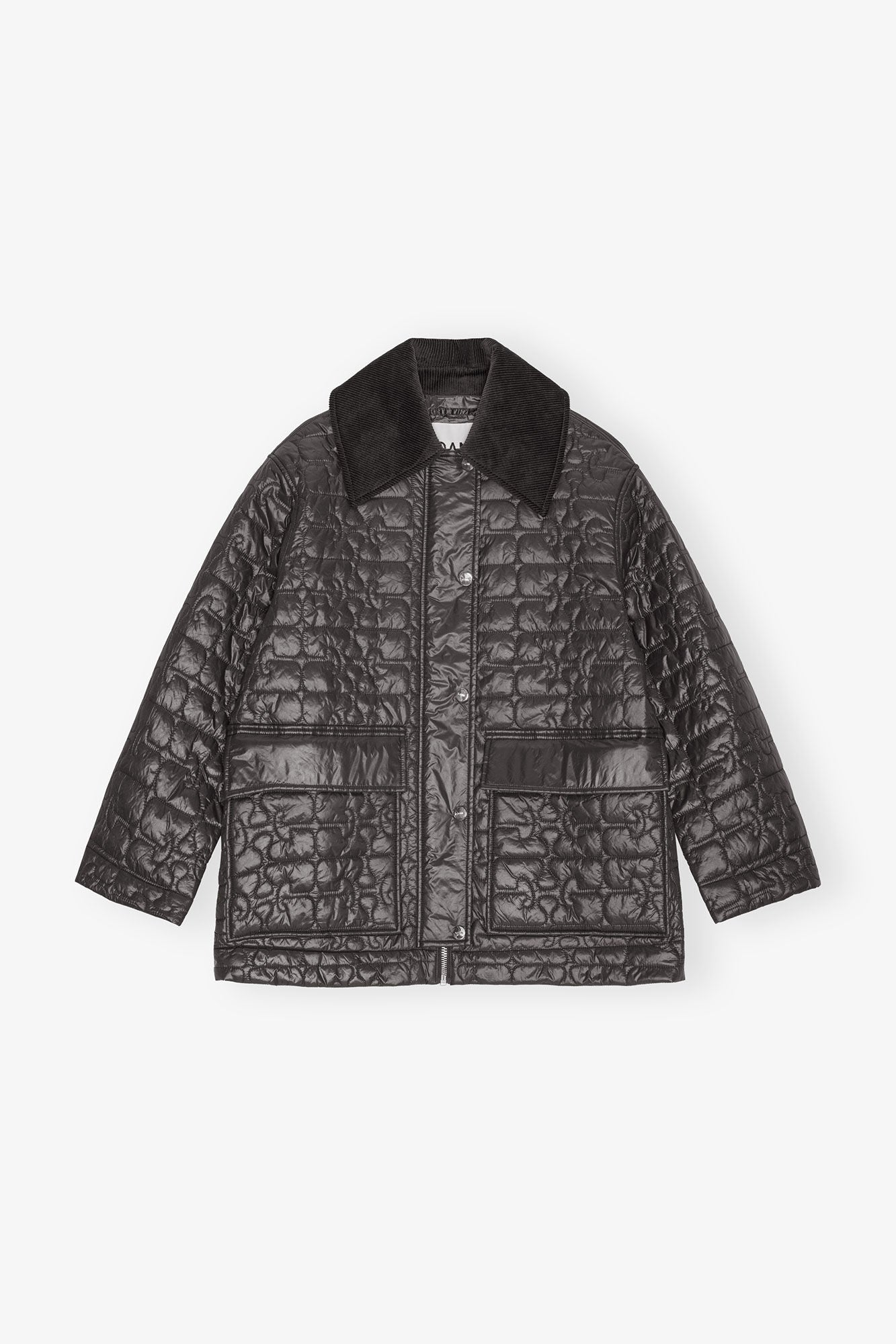 Veste mi-longue matelassée phantom