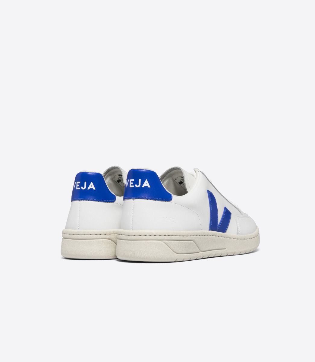 BASKETS V-12 LEATHER WHITE PAROS