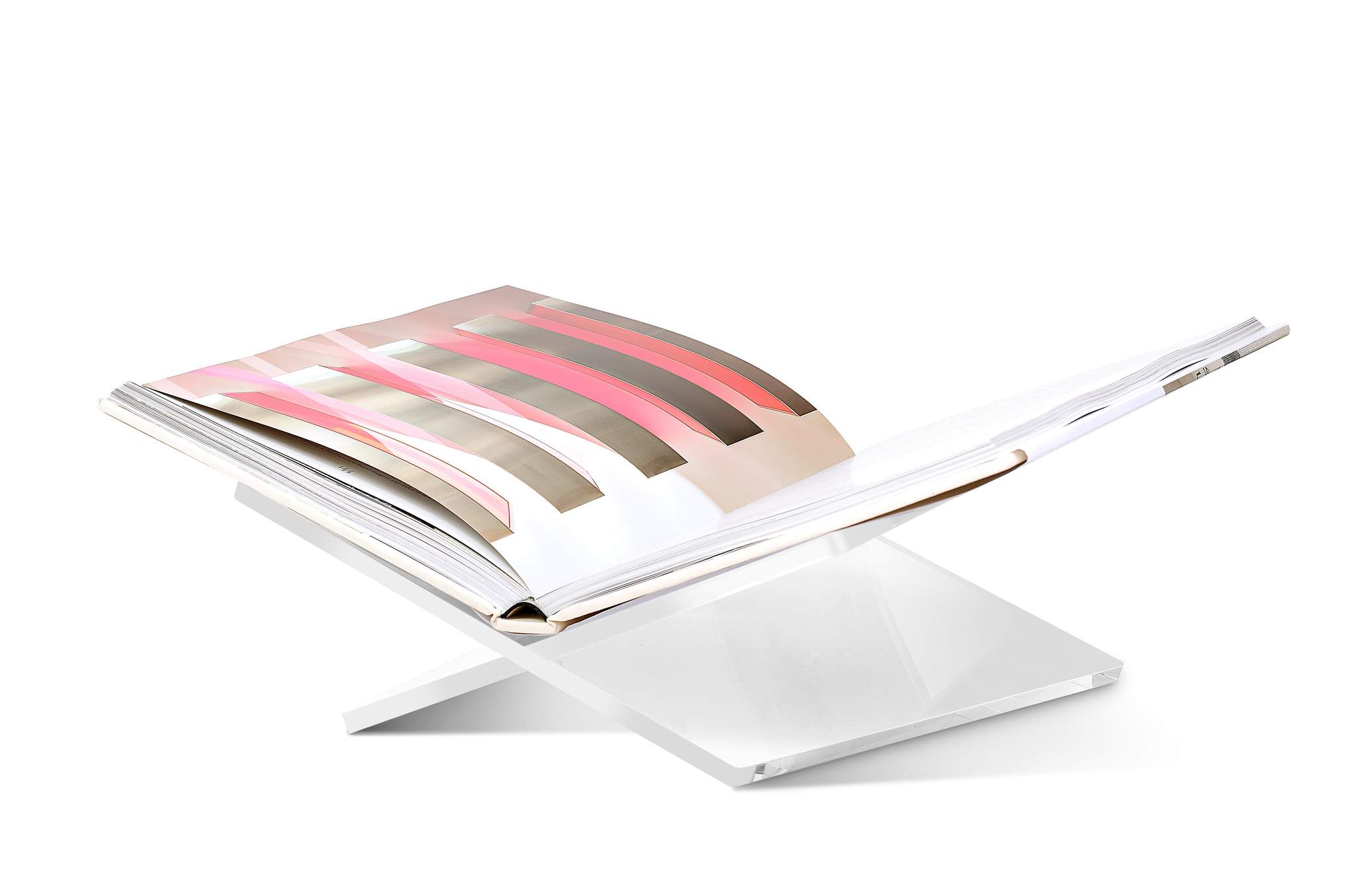 TRANSPARANTE BOEKENSTAND