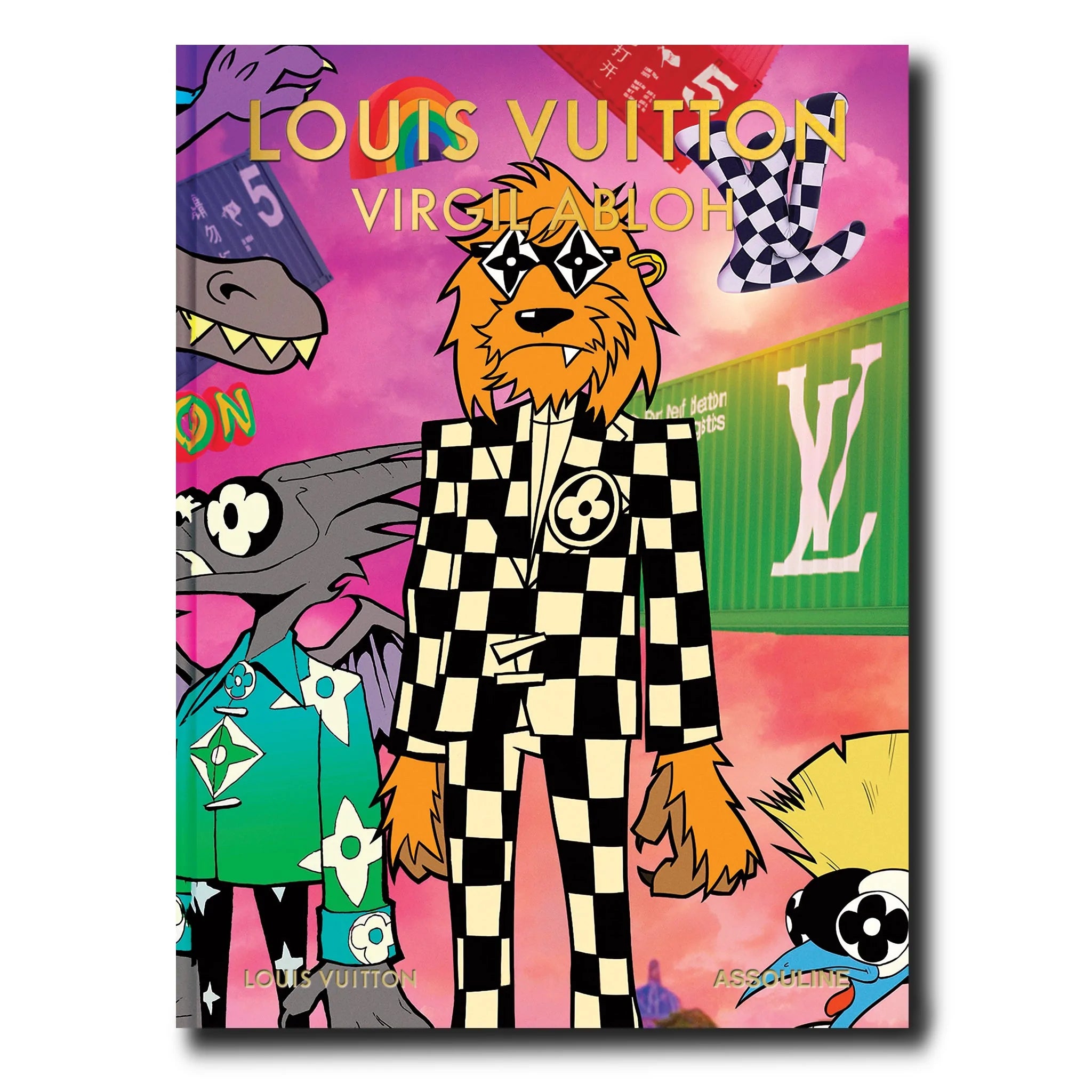 LOUIS VUITTON BOEK: VIRGIL ABLOH (KLASSIEK CARTOON-COVER)
