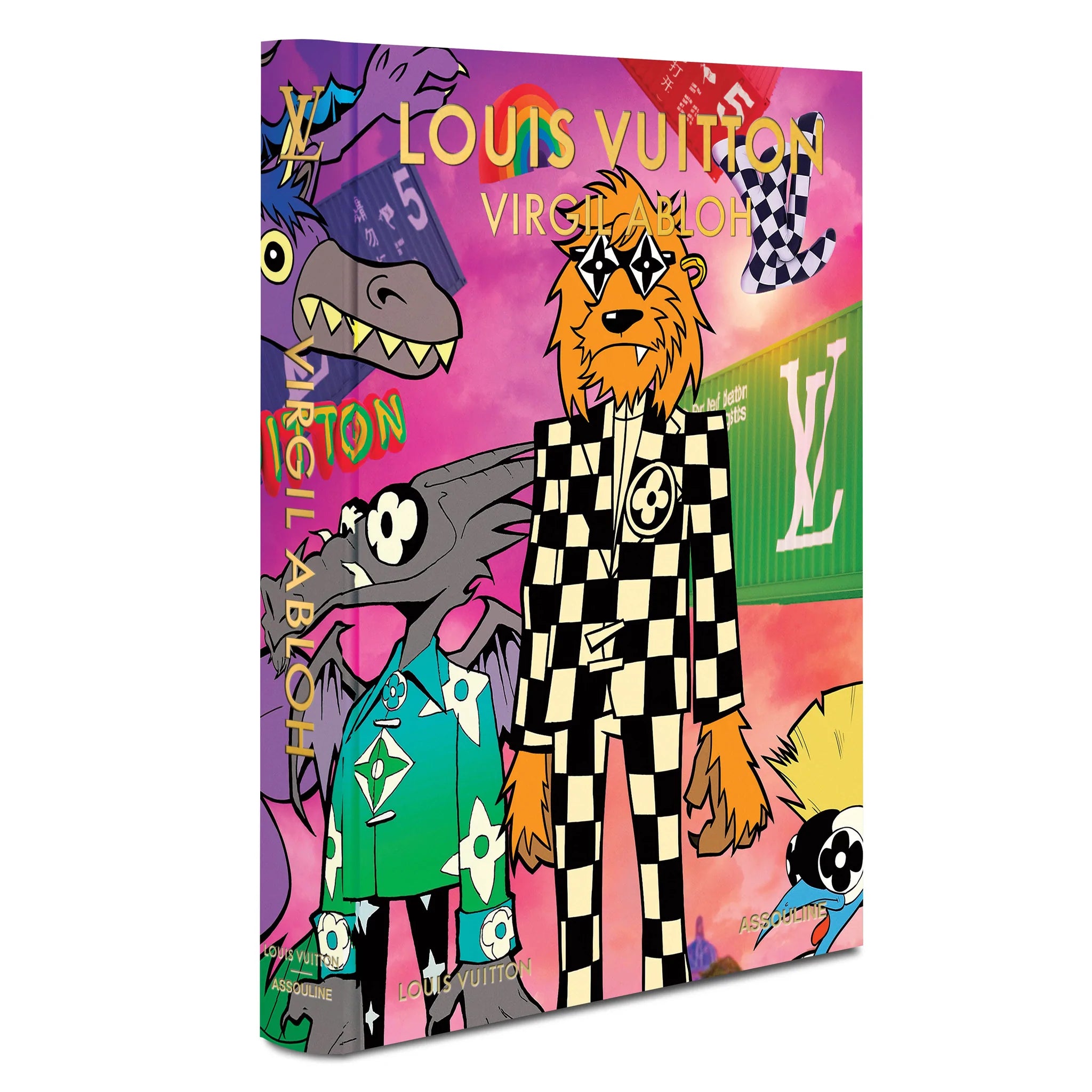 LOUIS VUITTON BOEK: VIRGIL ABLOH (KLASSIEK CARTOON-COVER)