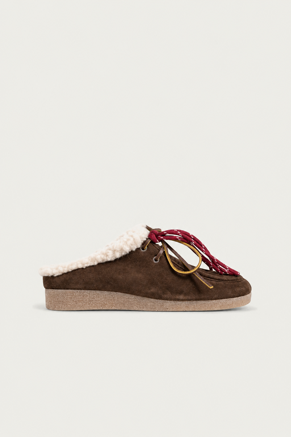 Mules DOLOMITI suede fourrées