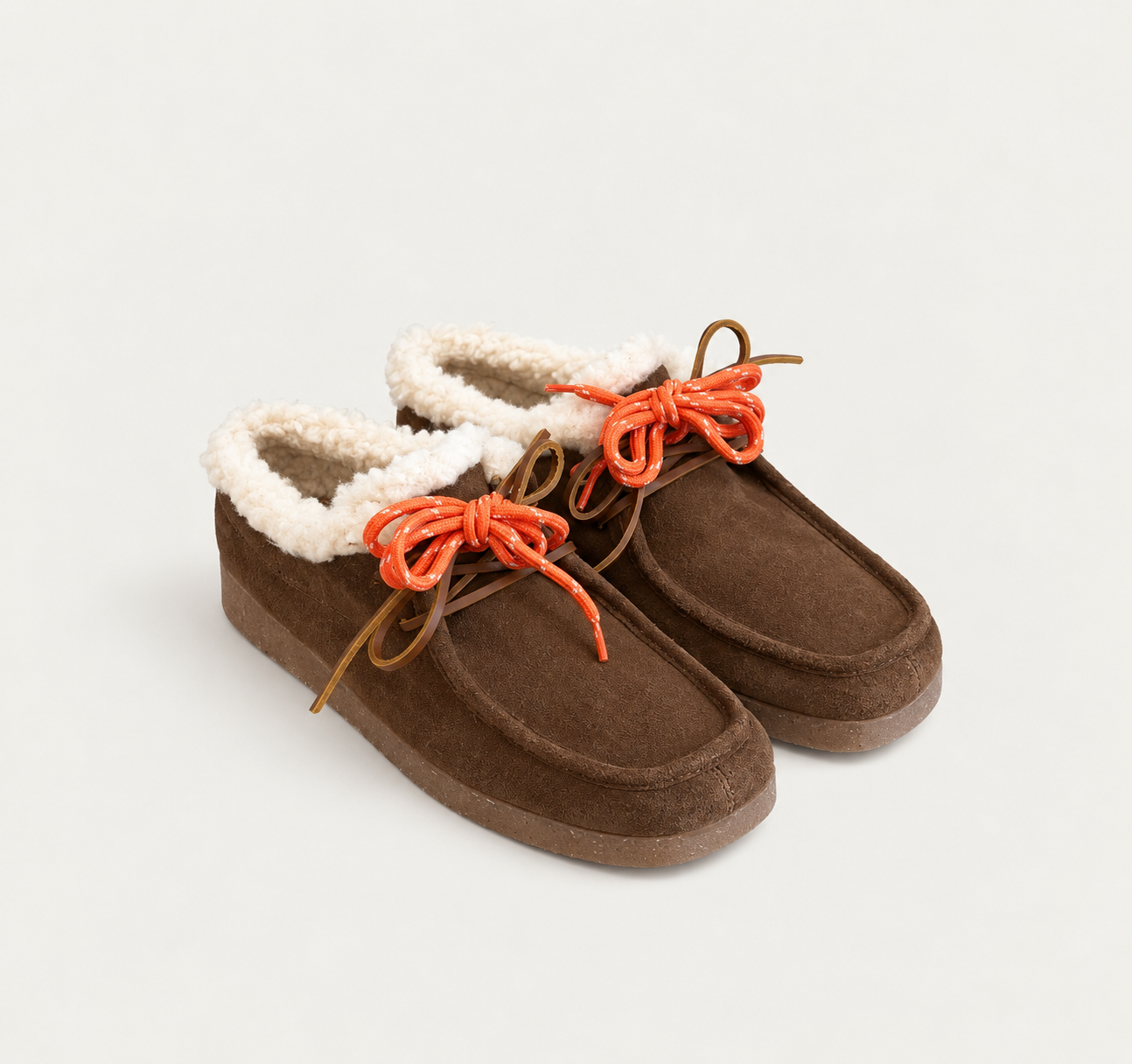 Mules DOLOMITI suede fourrées