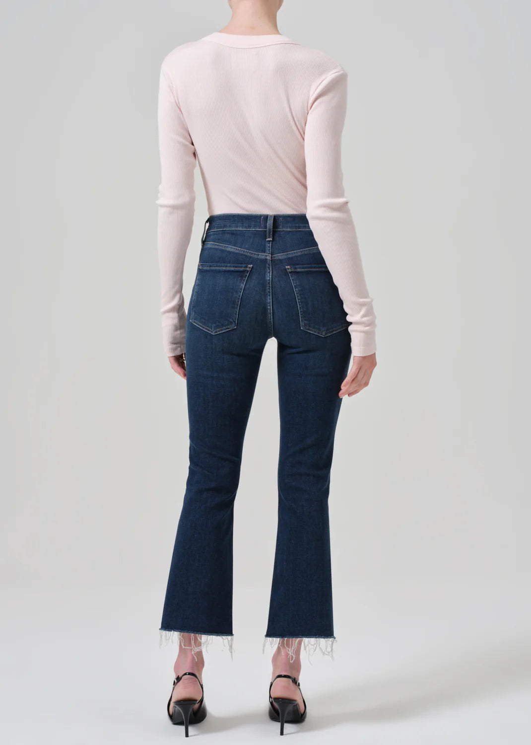 Isola cropped bootcut jeans