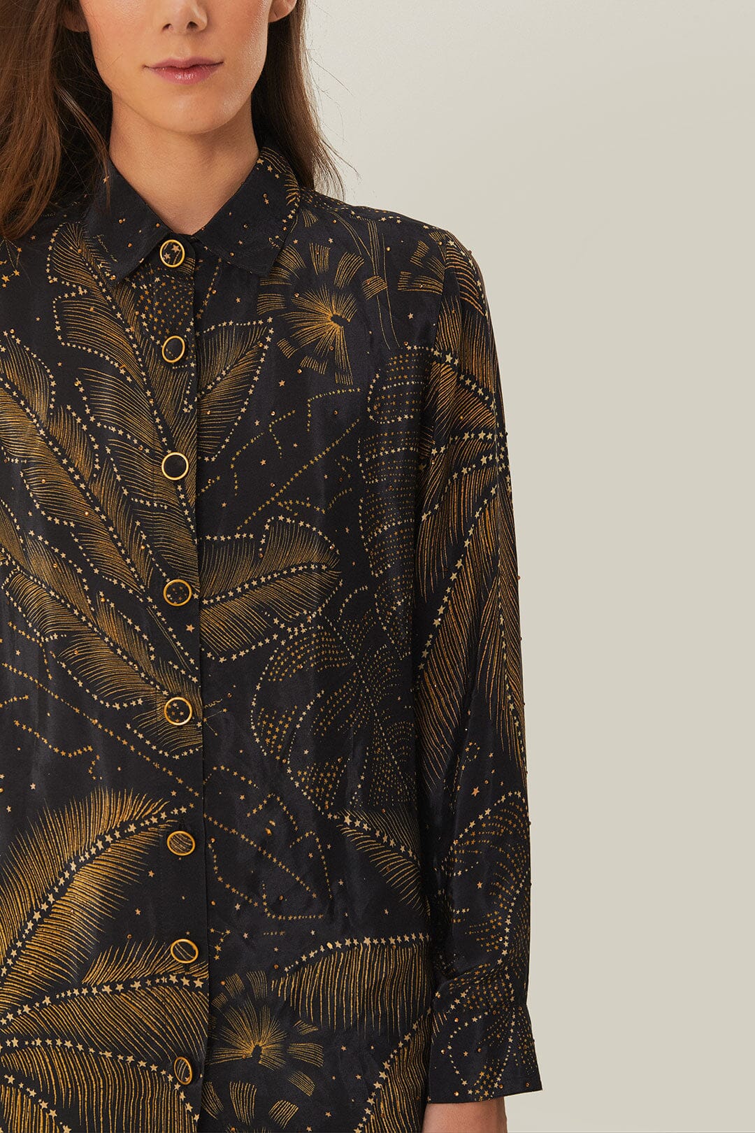 Chemise golden foliage