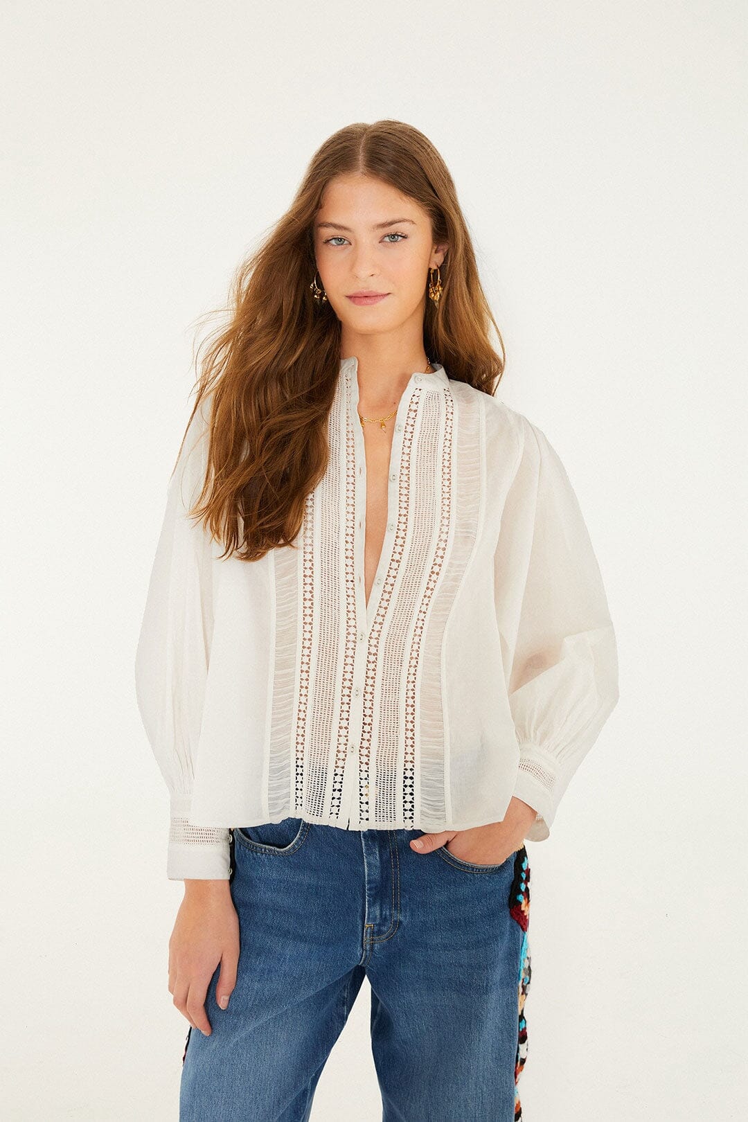 Blouse dentelle Farm Rio