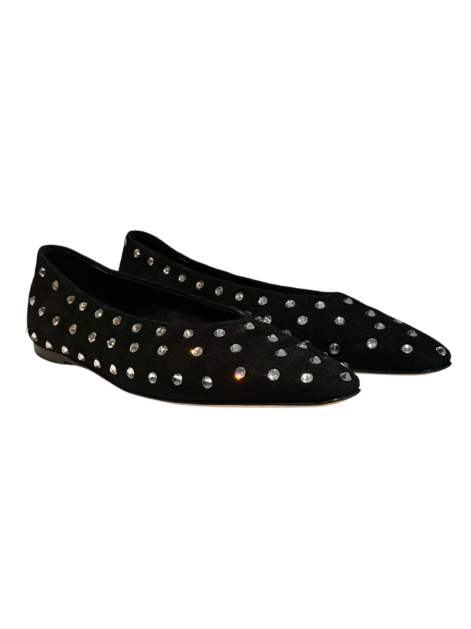 Ballerine daim strass JANE