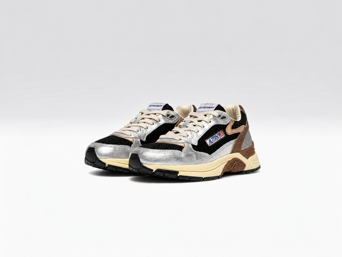 Sneakers Hyperway Low Silver black
