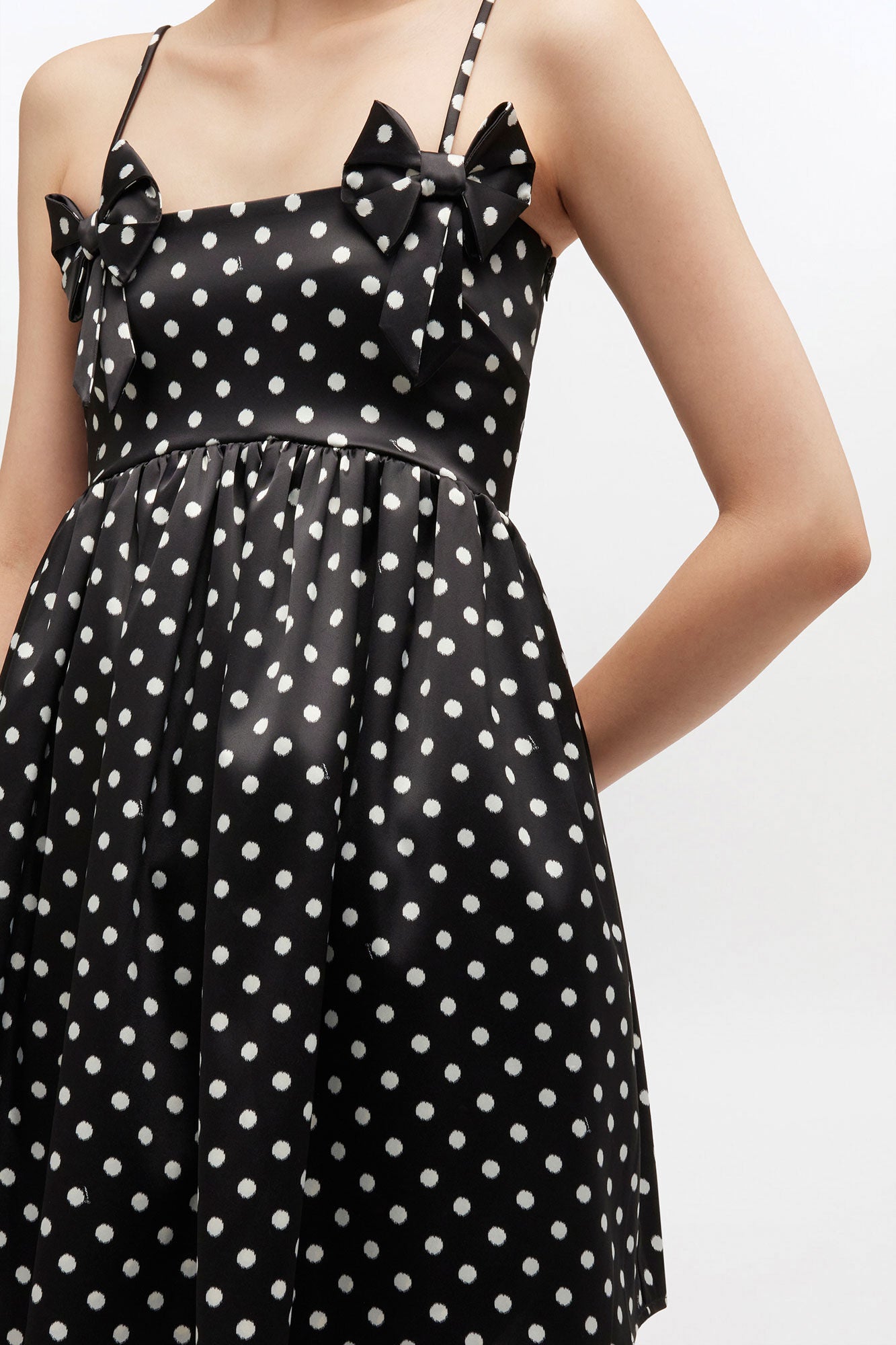 Robe mini à pois