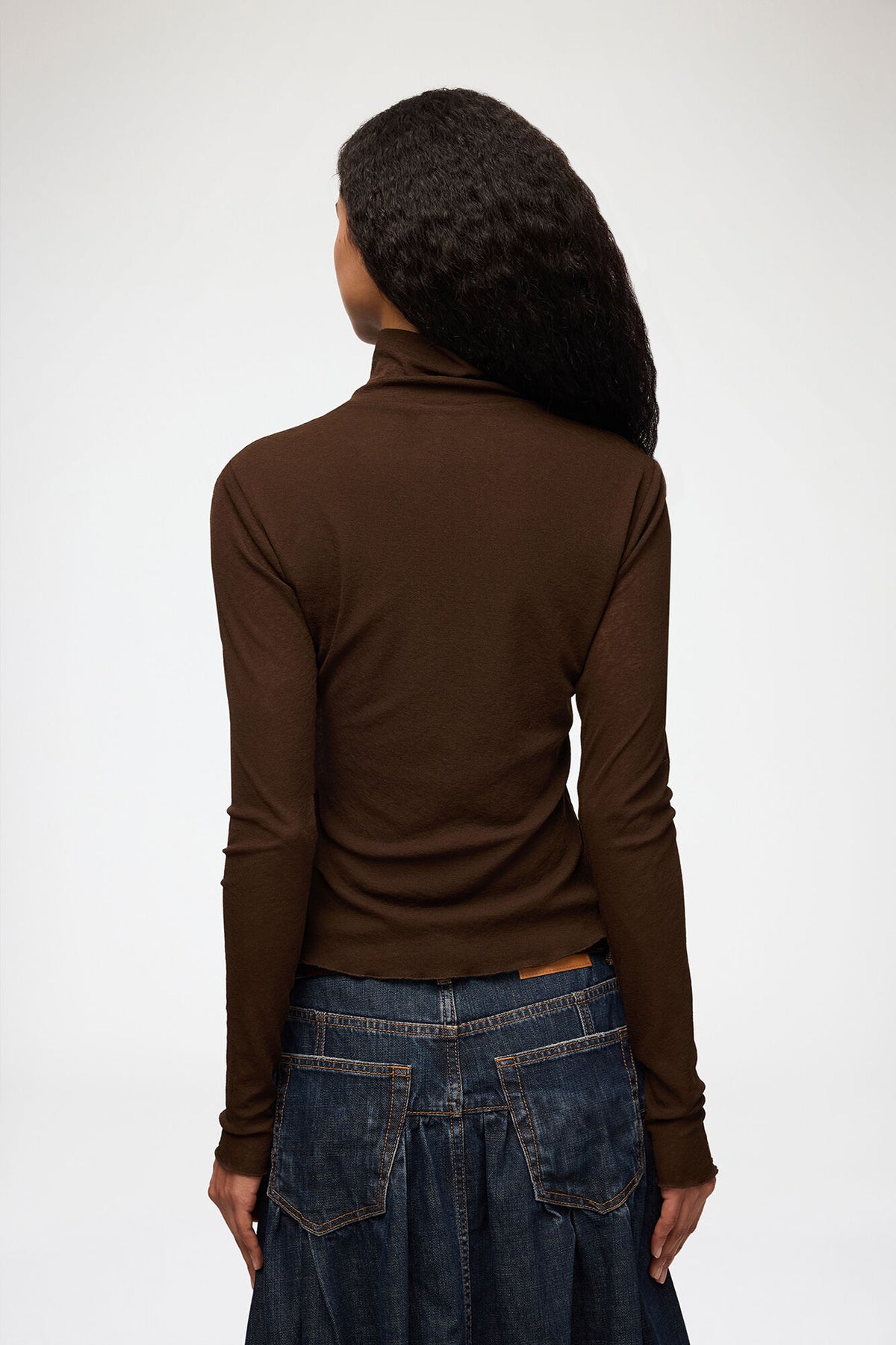 Roll-neck jumper