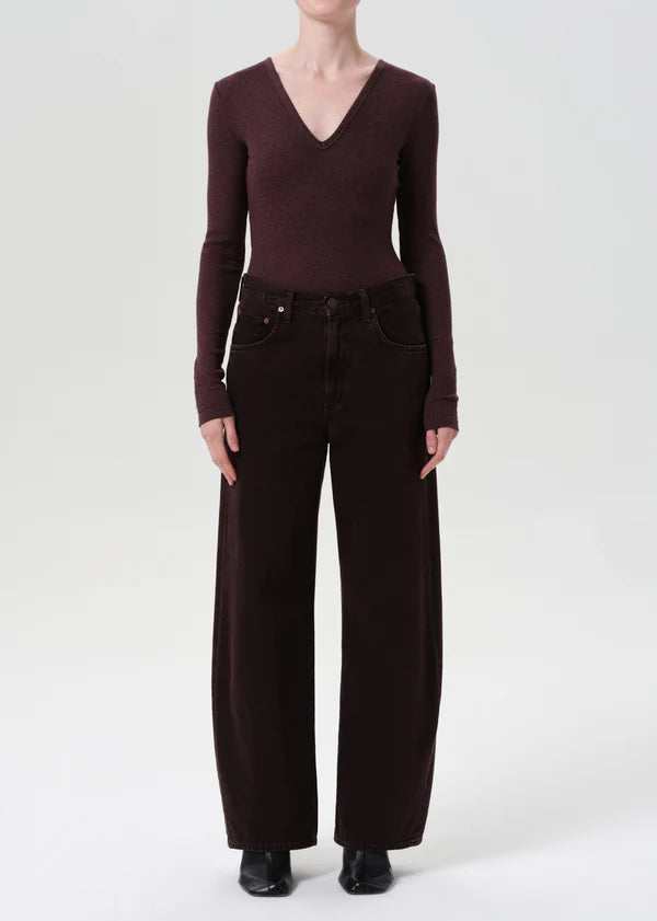 Jeans Low Curve In Sloe Berry