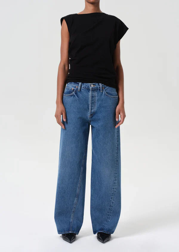 Jeans Twist Low Slung Baggy in MYTH