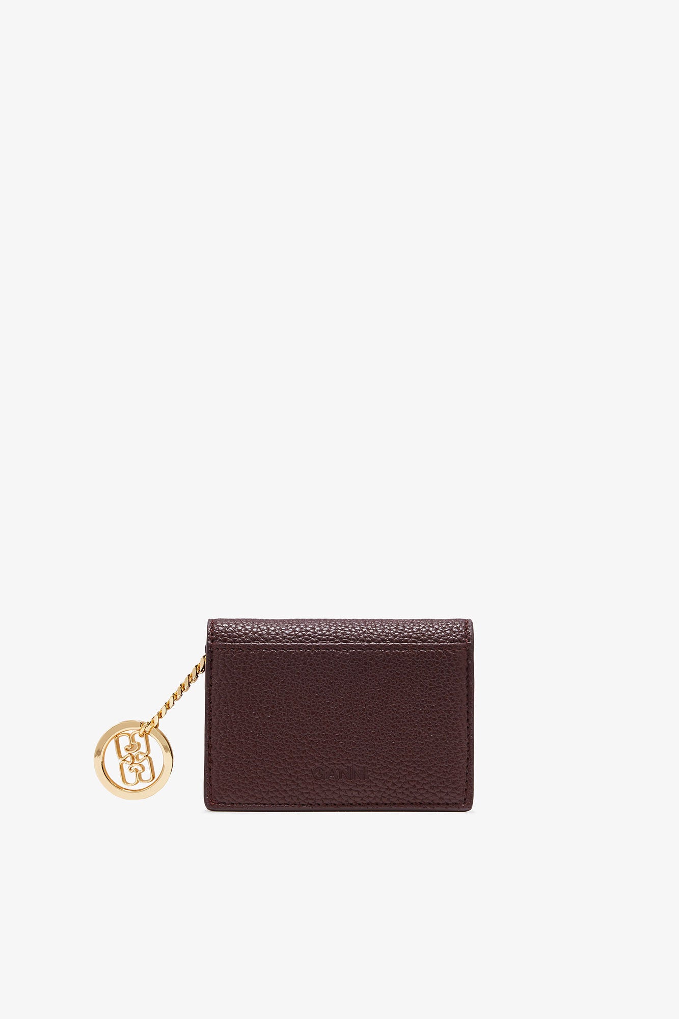 Porte-cartes avec rabat Bou grained