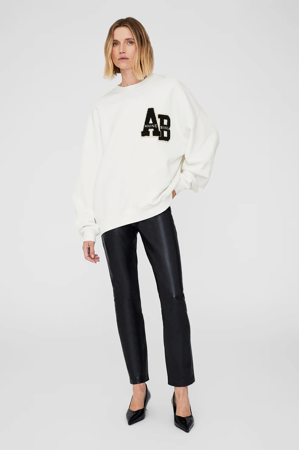 Sweat MILES oversize letterman AB