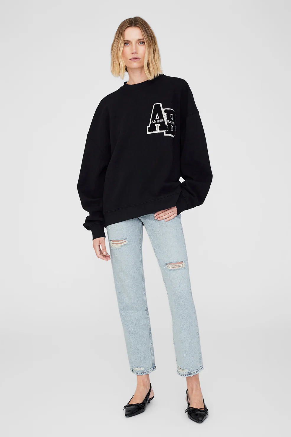Sweat MILES oversize letterman AB