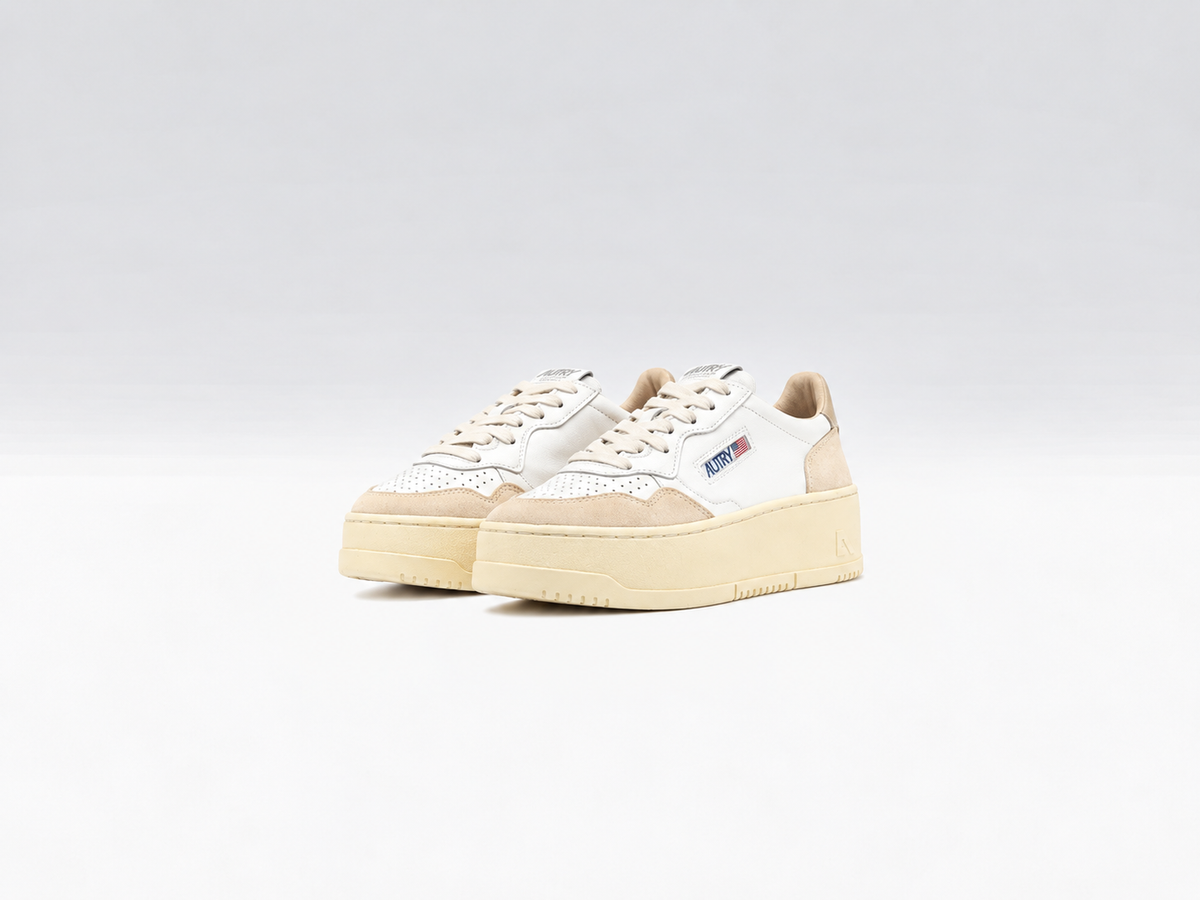 Baskets Platform Low Blanc
