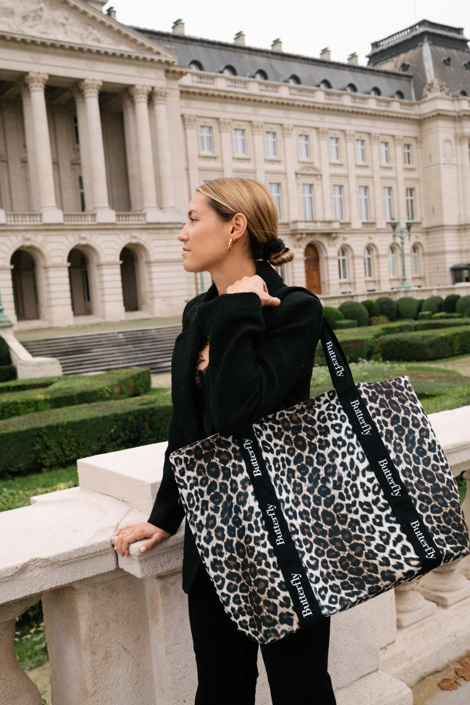 TOTEBAG BUTTERFLY LEOPARD