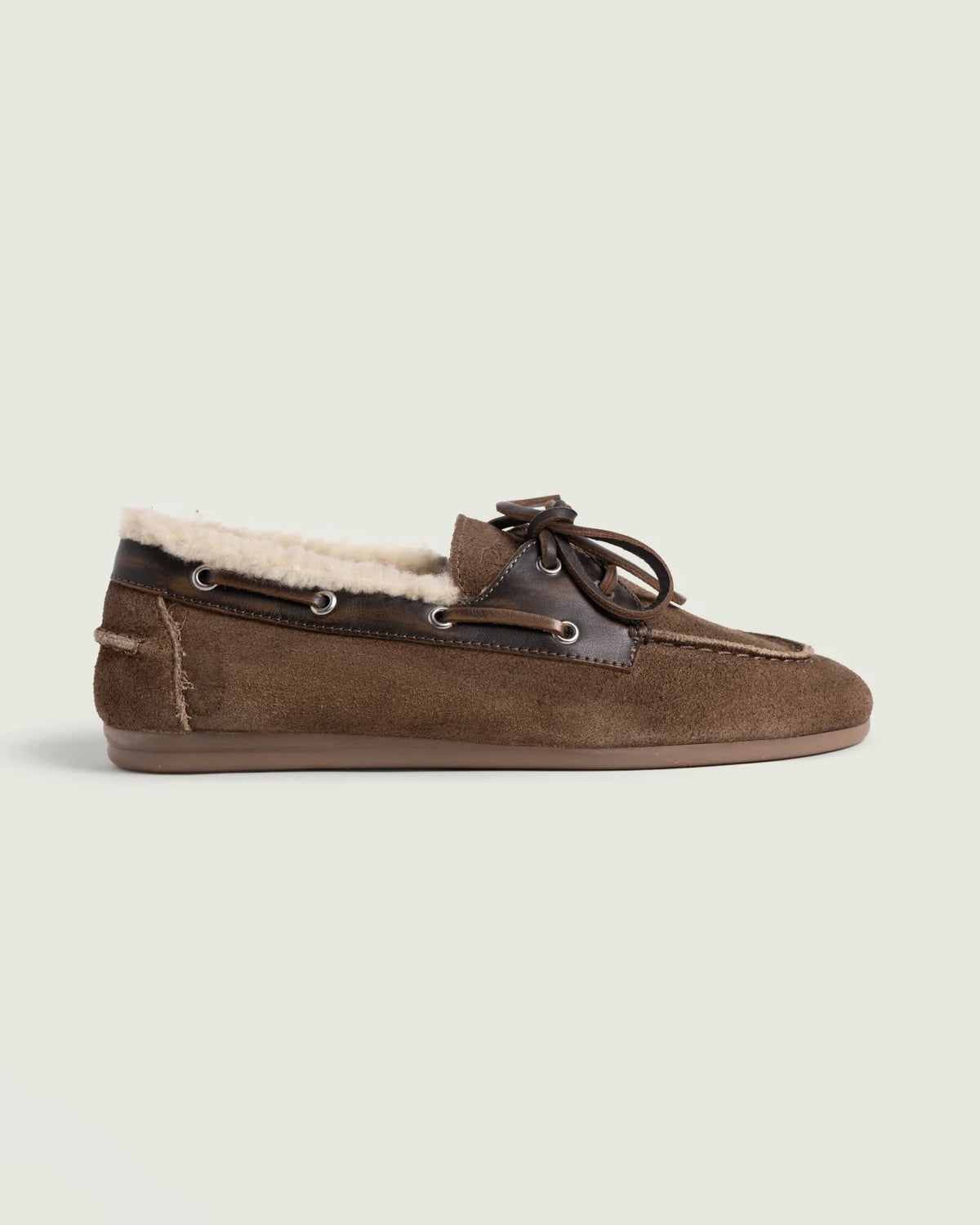 Mocassin brushed fourrure