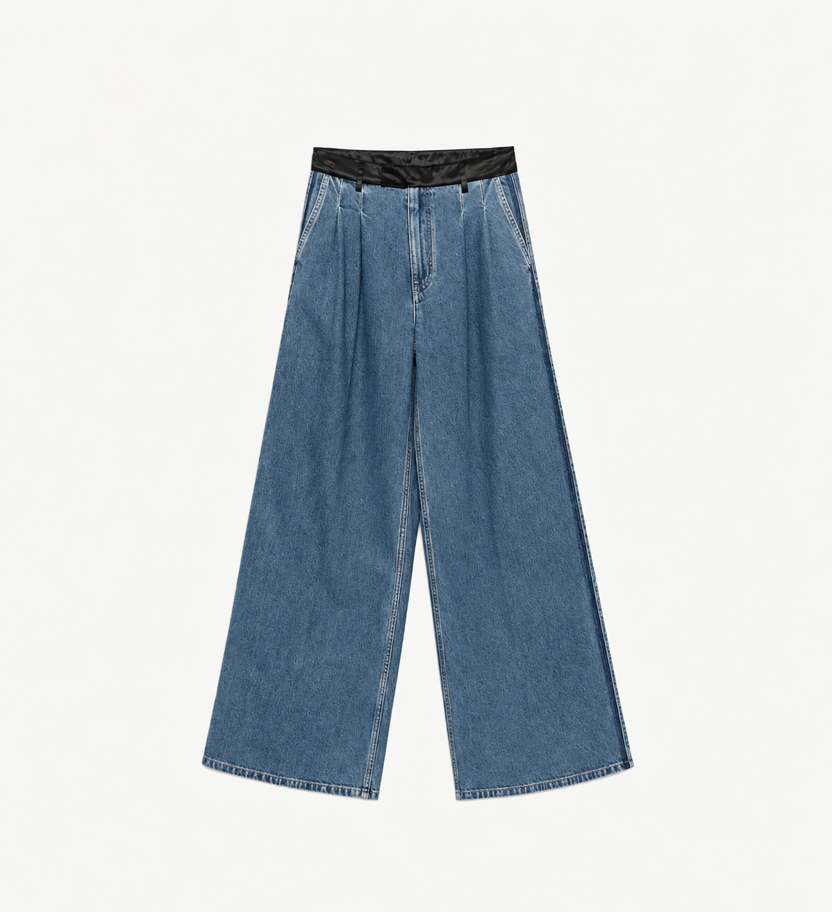 Pantalon denim couture