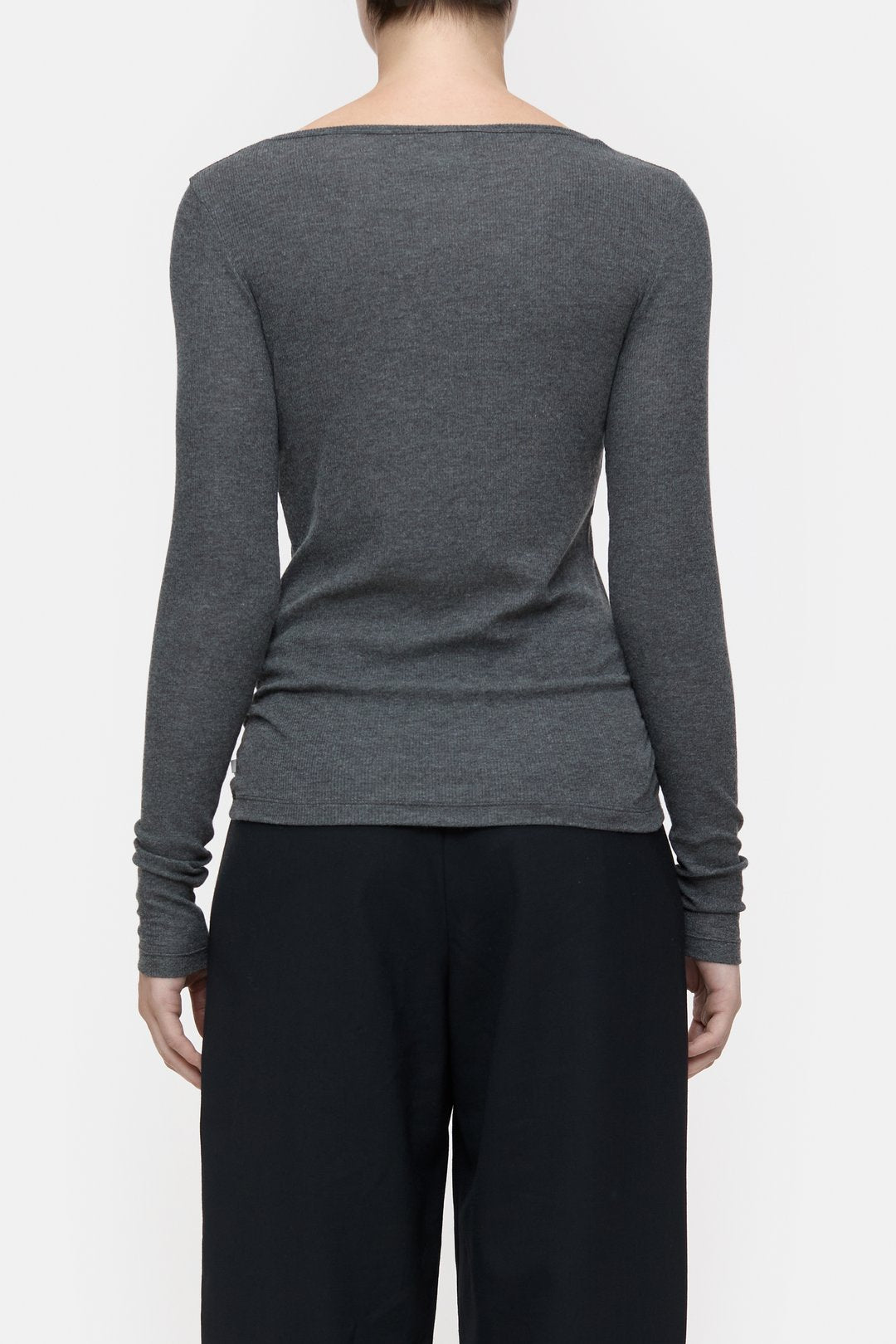 Cashmere blend long sleeve t-shirt