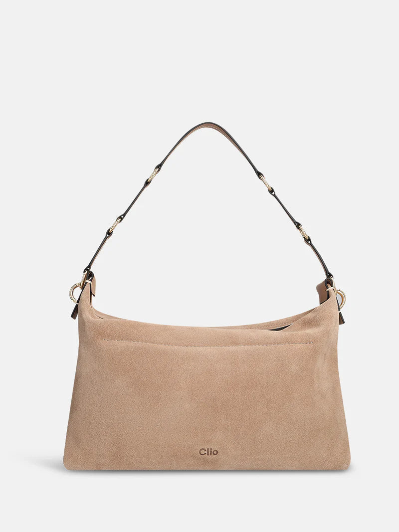 Sac Charly Suède Taupe