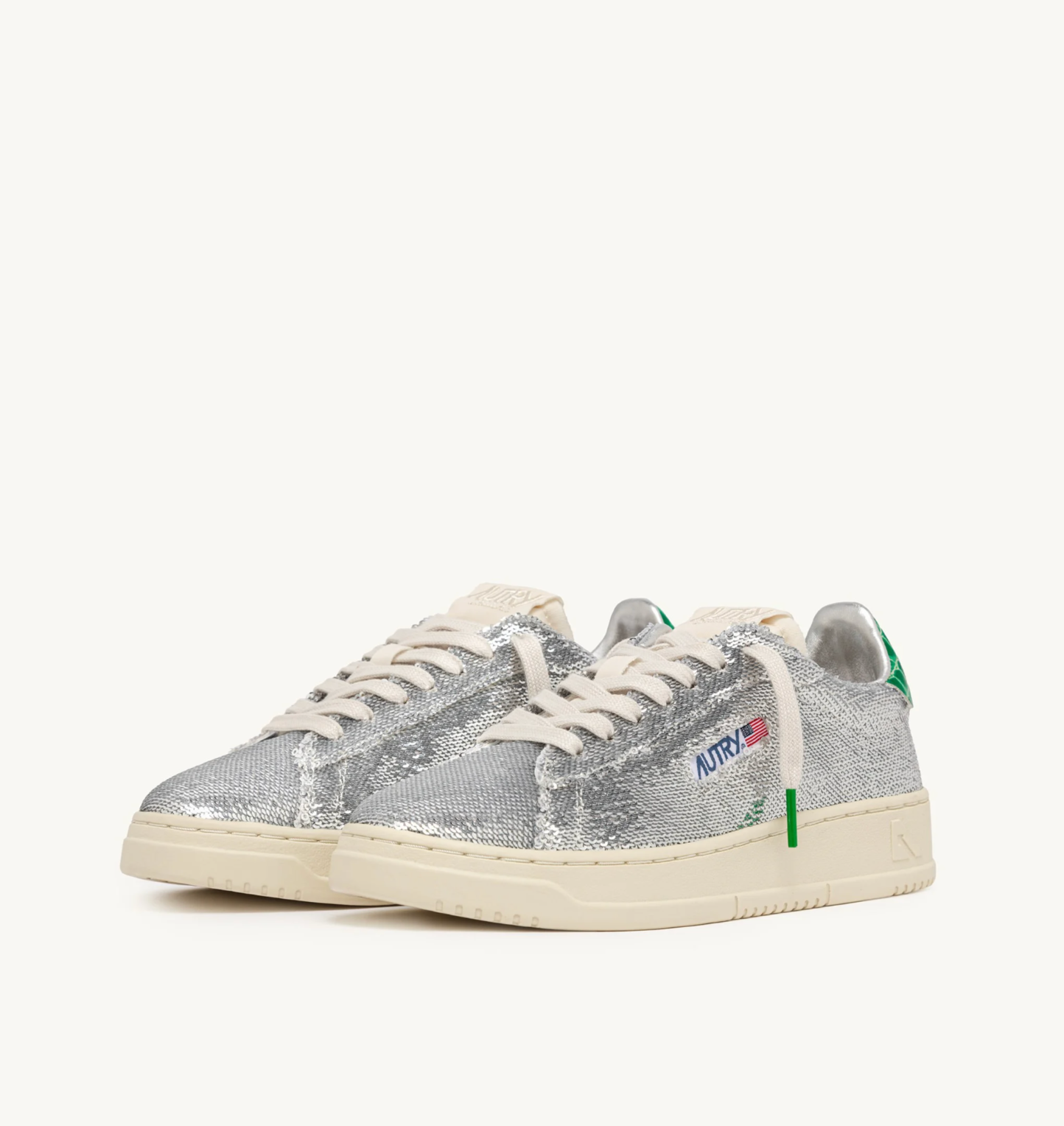 Baskets Dallas Low silver green