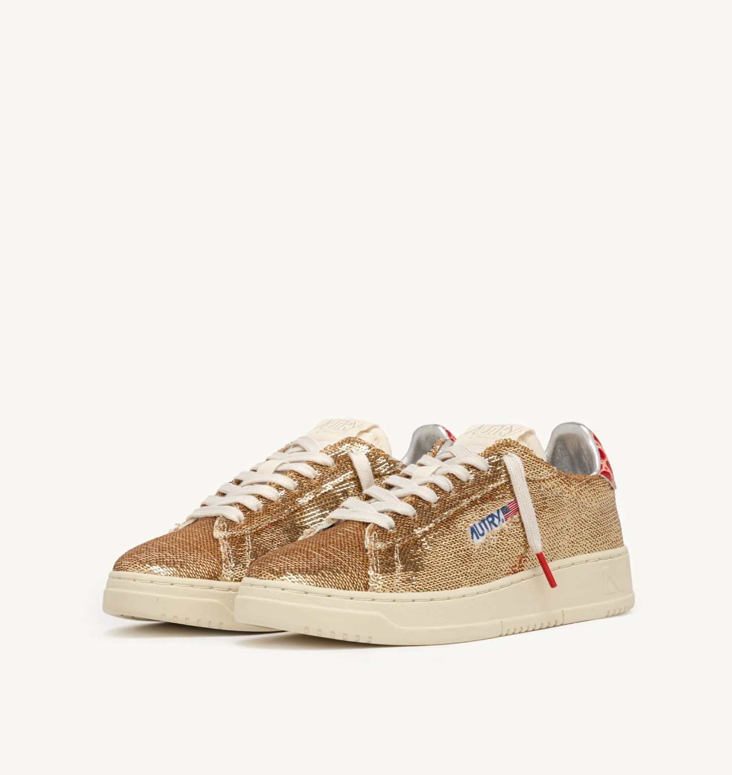 Baskets Dallas Low Platinum Red