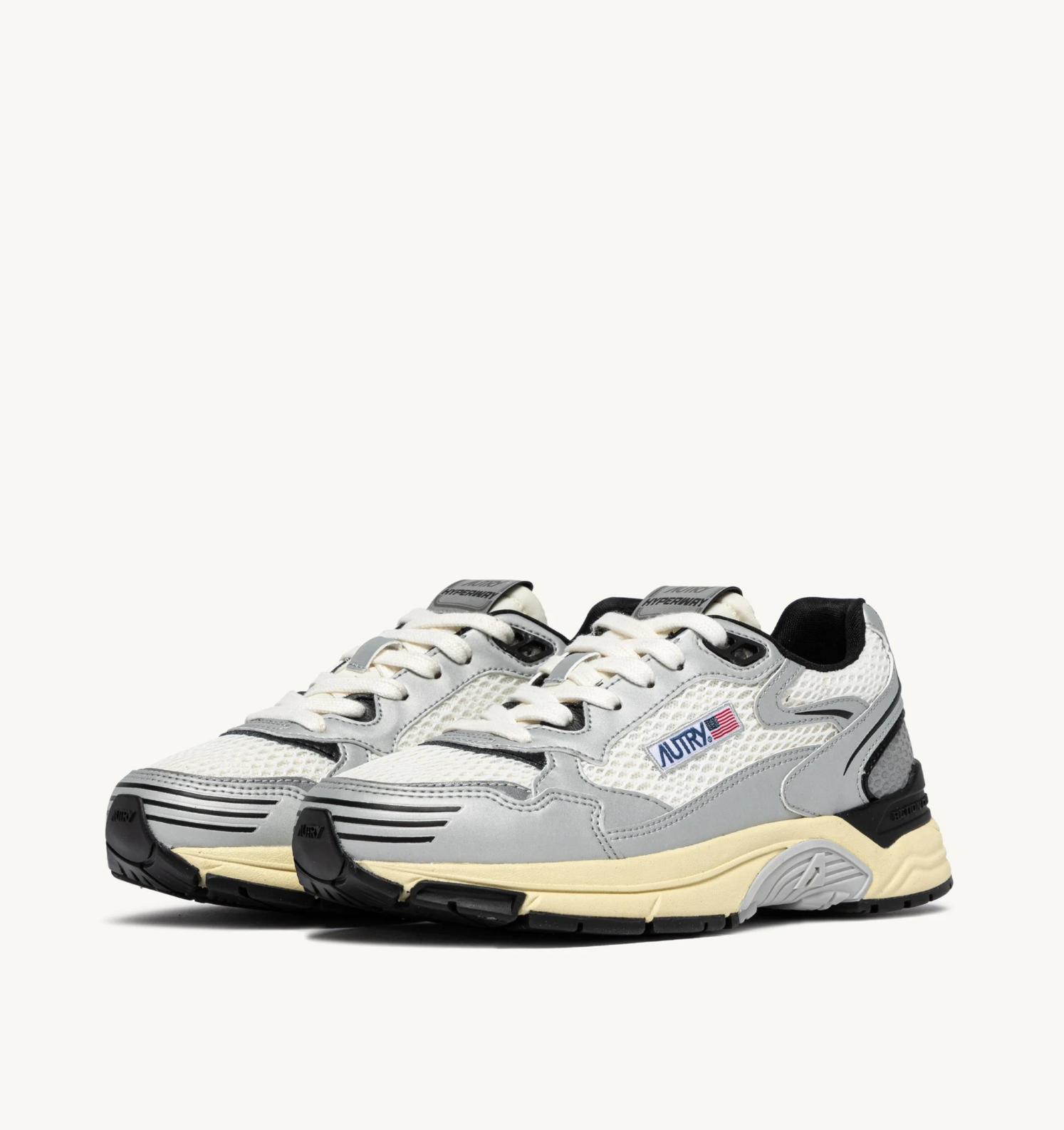 Baskets Hyperway Low Wom Silver Black