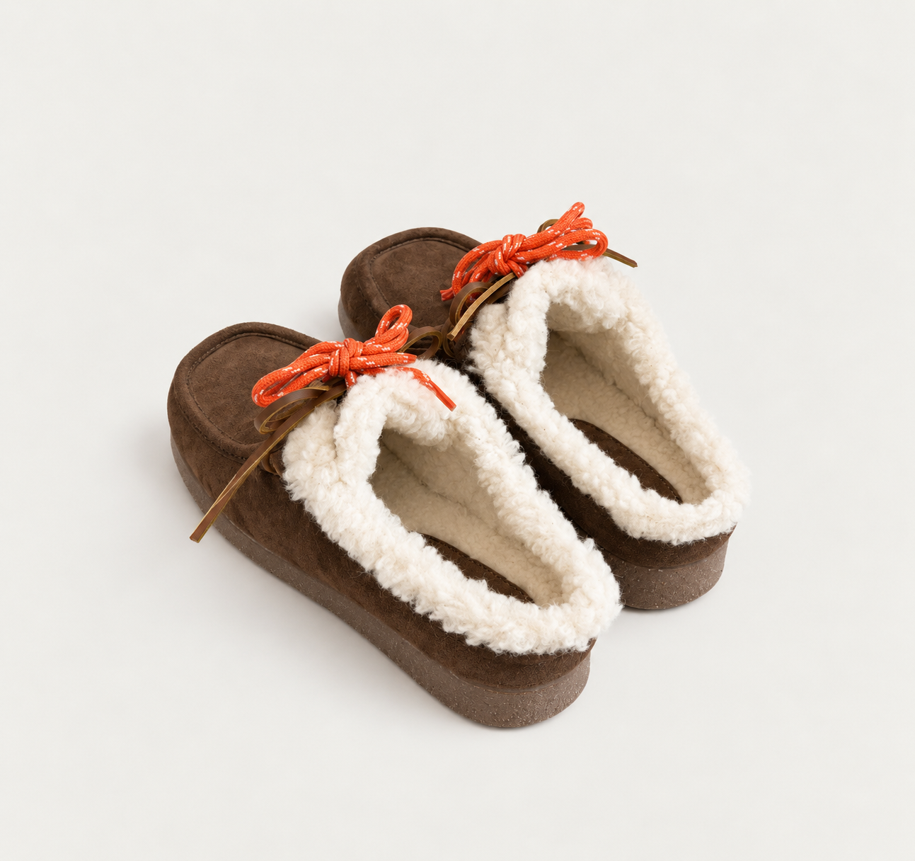 Mules DOLOMITI suede fourrées