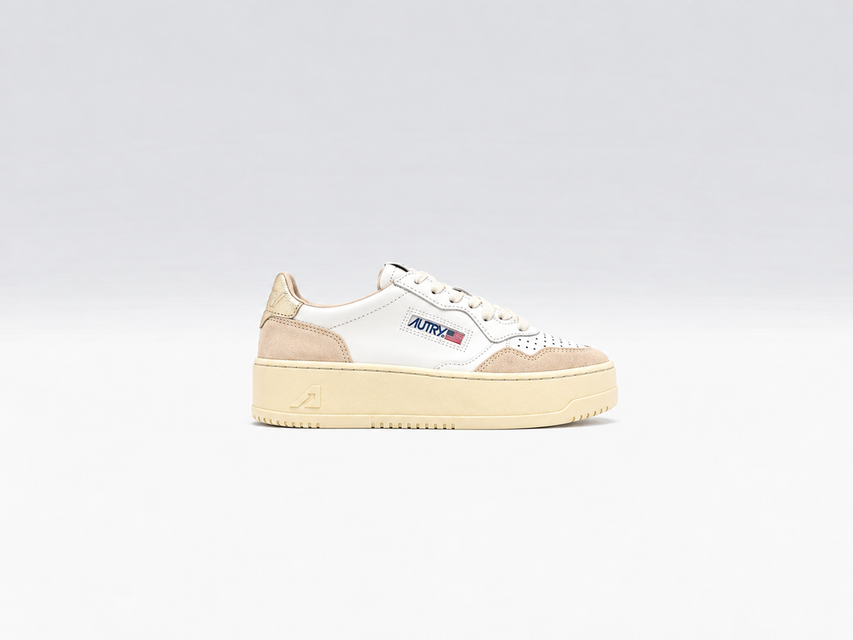 Baskets Platform Low Blanc