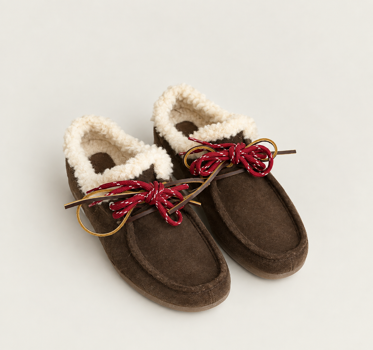 Mules DOLOMITI suede fourrées
