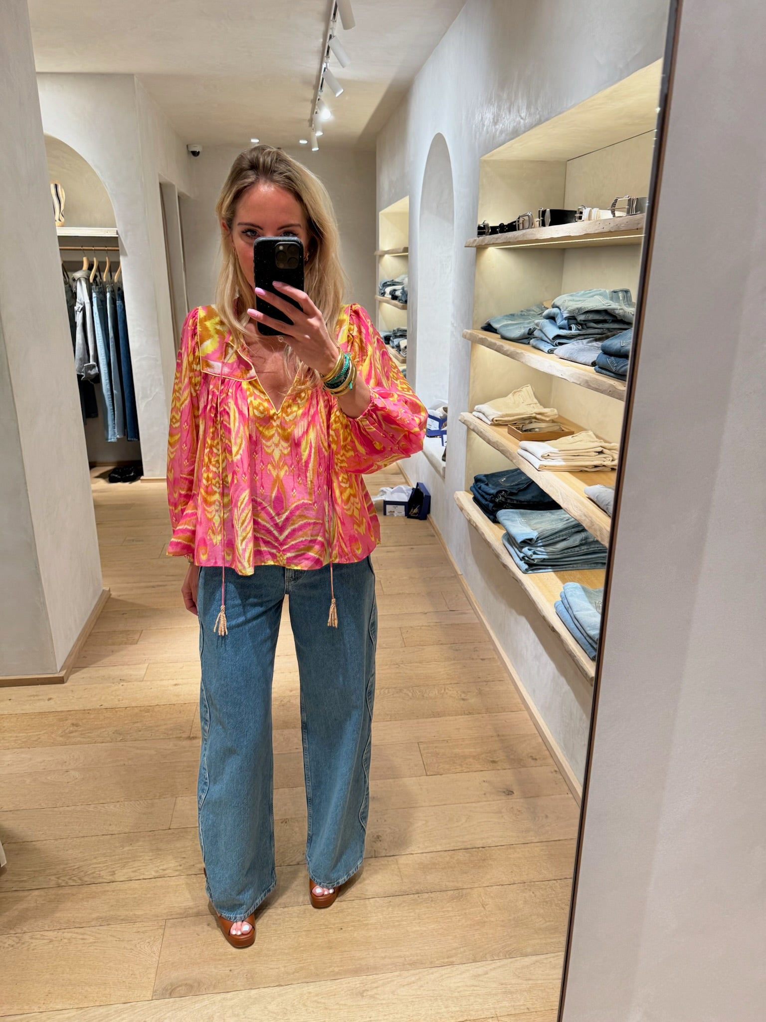 Blouse print ananas