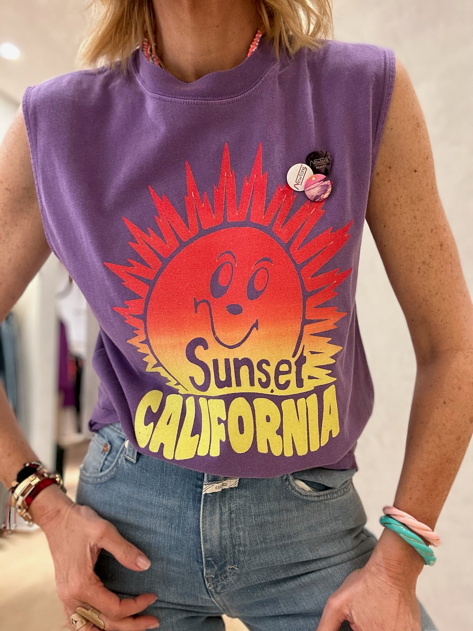 T-SHIRT SUNSET CALIFORNIA