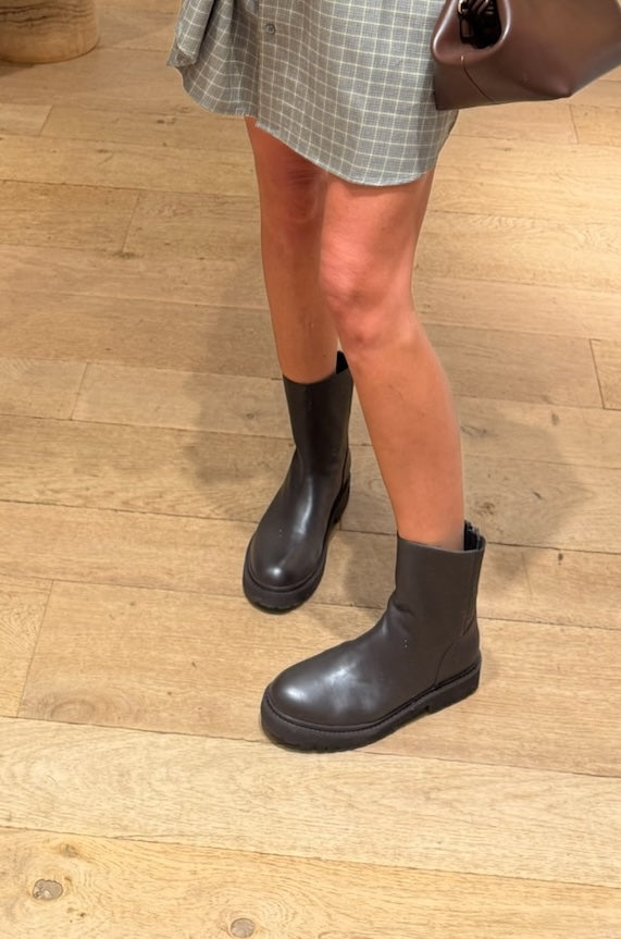 Boots en cuir