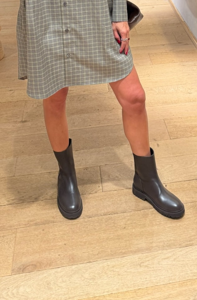 Boots en cuir
