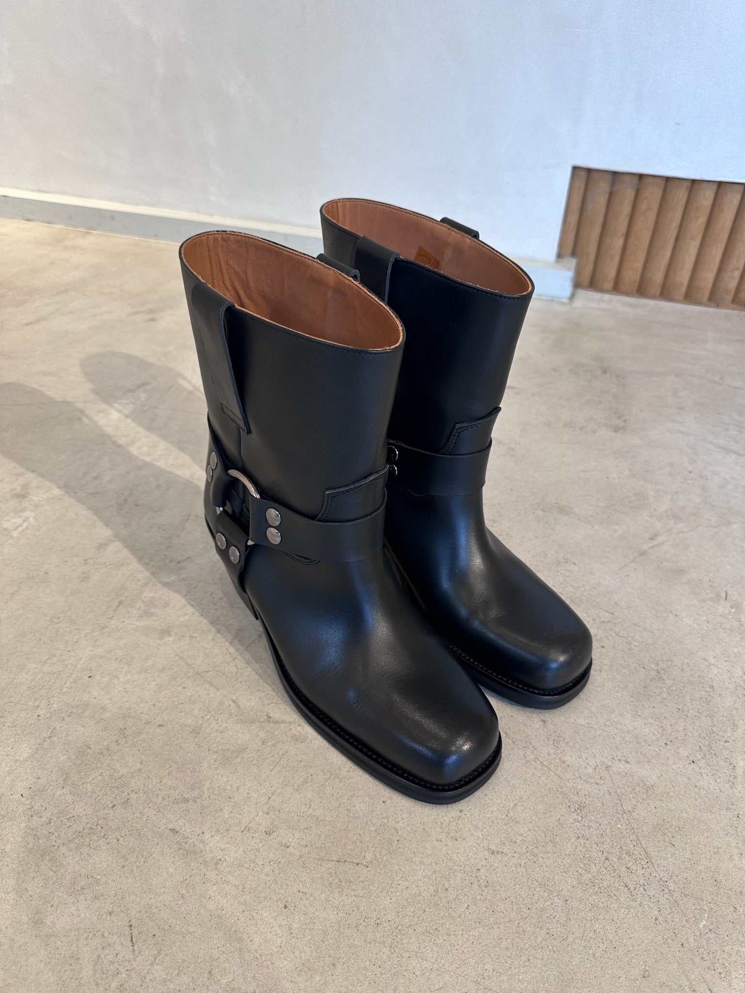 Boots cuir biker TENESSE