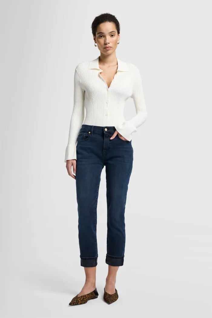 Relaxed skinny slim illusion jeans