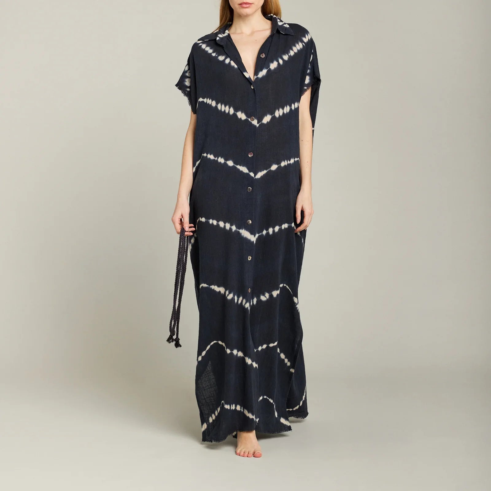 Robe chemise Tie & Dye MYKONOS