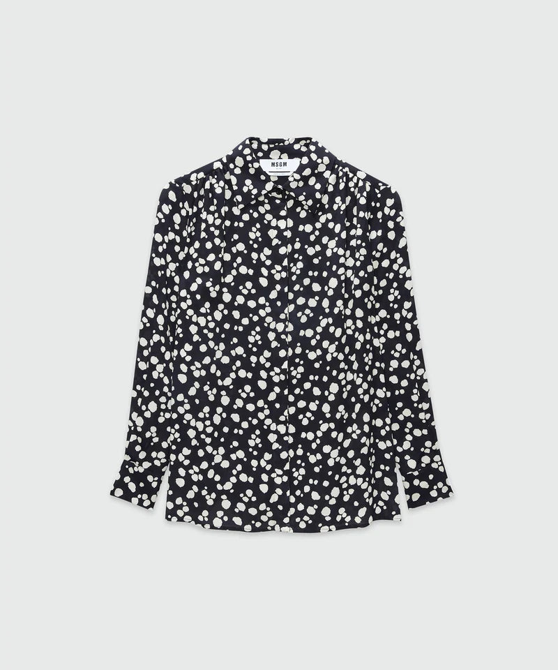 Dalmatian Print Blouse