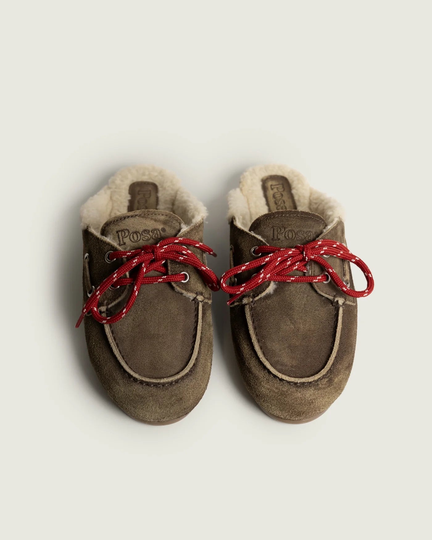 Mules Fourrure Suède