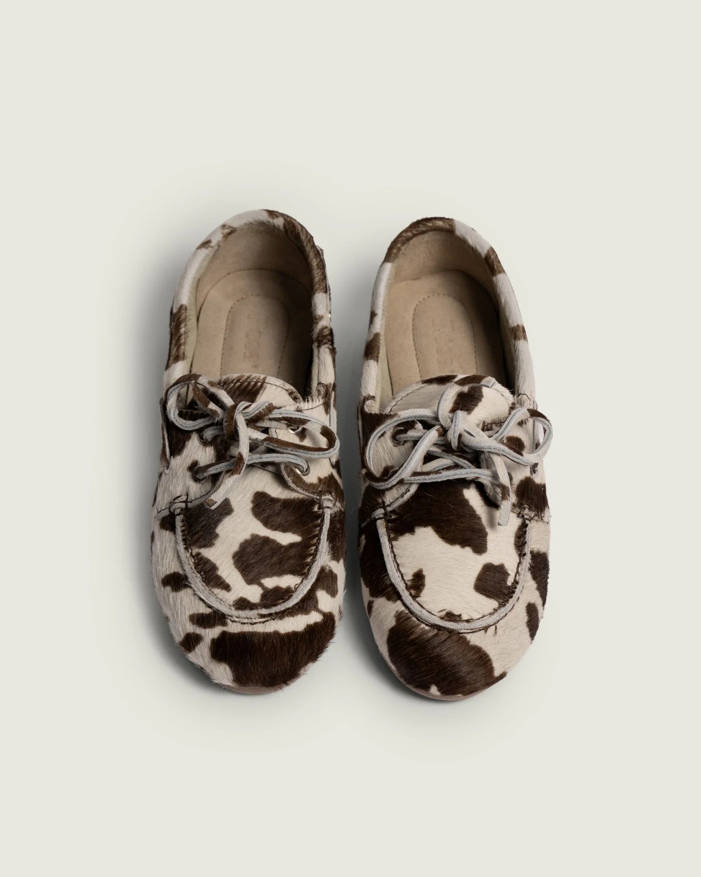 Mocassin peau de vache