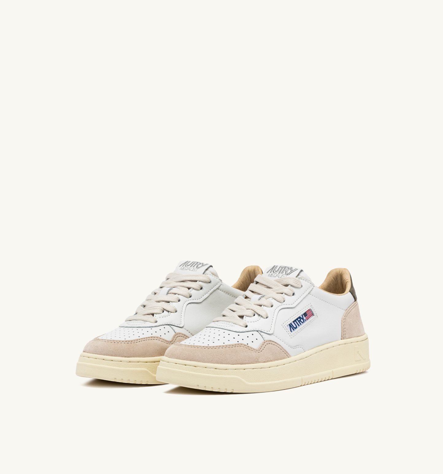 Medalist Low beige and khaki sneaker 